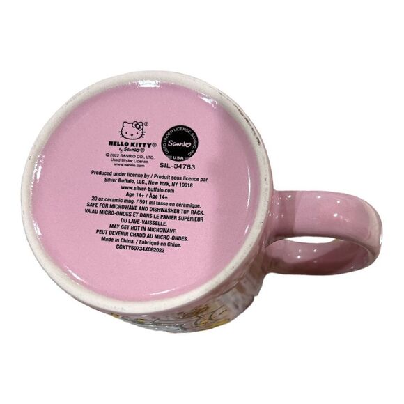 Sanrio Hello Kitty Skeleton Pink Halloween Mug - Picture 5 of 5